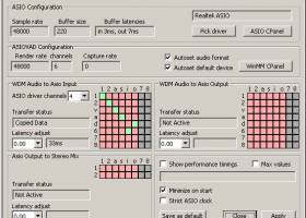 WDM ASIO Link Driver screenshot