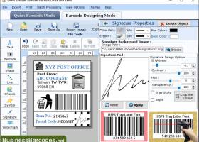 Encode and Read USPS Tray Barcode screenshot