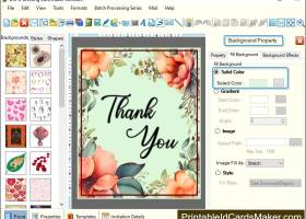 Printable Greeting Card Maker screenshot