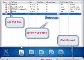 iOrgsoft PDF Converter screenshot