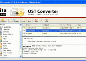 OST2PST Conversion screenshot