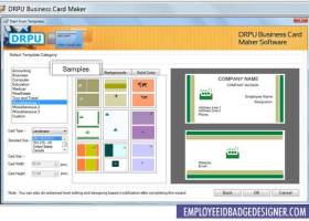 Business Card Designer Software screenshot