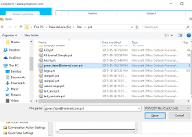 Outlook PST File Reader Free Tool screenshot