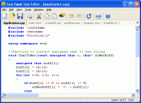 Text Hawk Text Editor screenshot