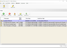 Quick File Locker screenshot