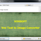 Vov Text to Image Converter