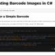 Generate Barcode Images in C#