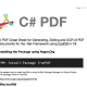 C# PDF