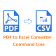 VeryUtils PDF to Excel Converter Command Line