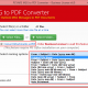 Convert Email to PDF Outlook 2013