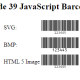 JavaScript Code 39 Generator