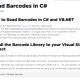 Read Barcode in C#