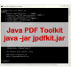 VeryUtils Java PDF Toolkit Command Line