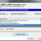 Bulk convert MSG files to PDF