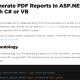 CSharp PDF Reports